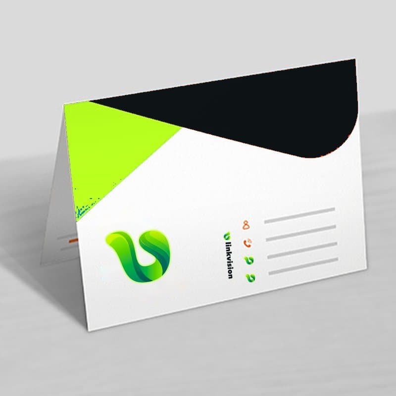 Carte de visite double